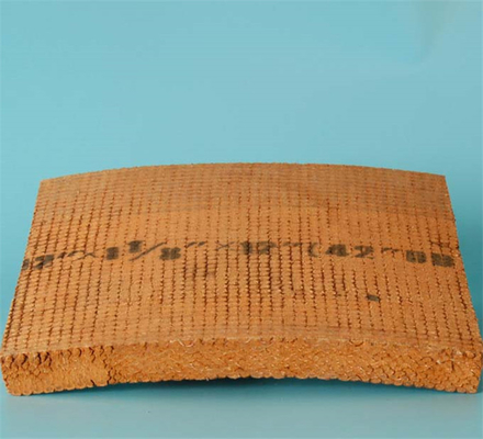 Good Flexibility Brake Block Material , Woven Friction Material Non Asbestos