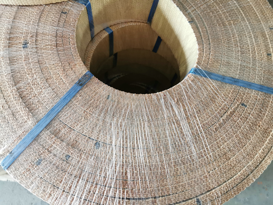 Wire Reinforced Non Asbestos Woven Mooring Winch Brake Lining